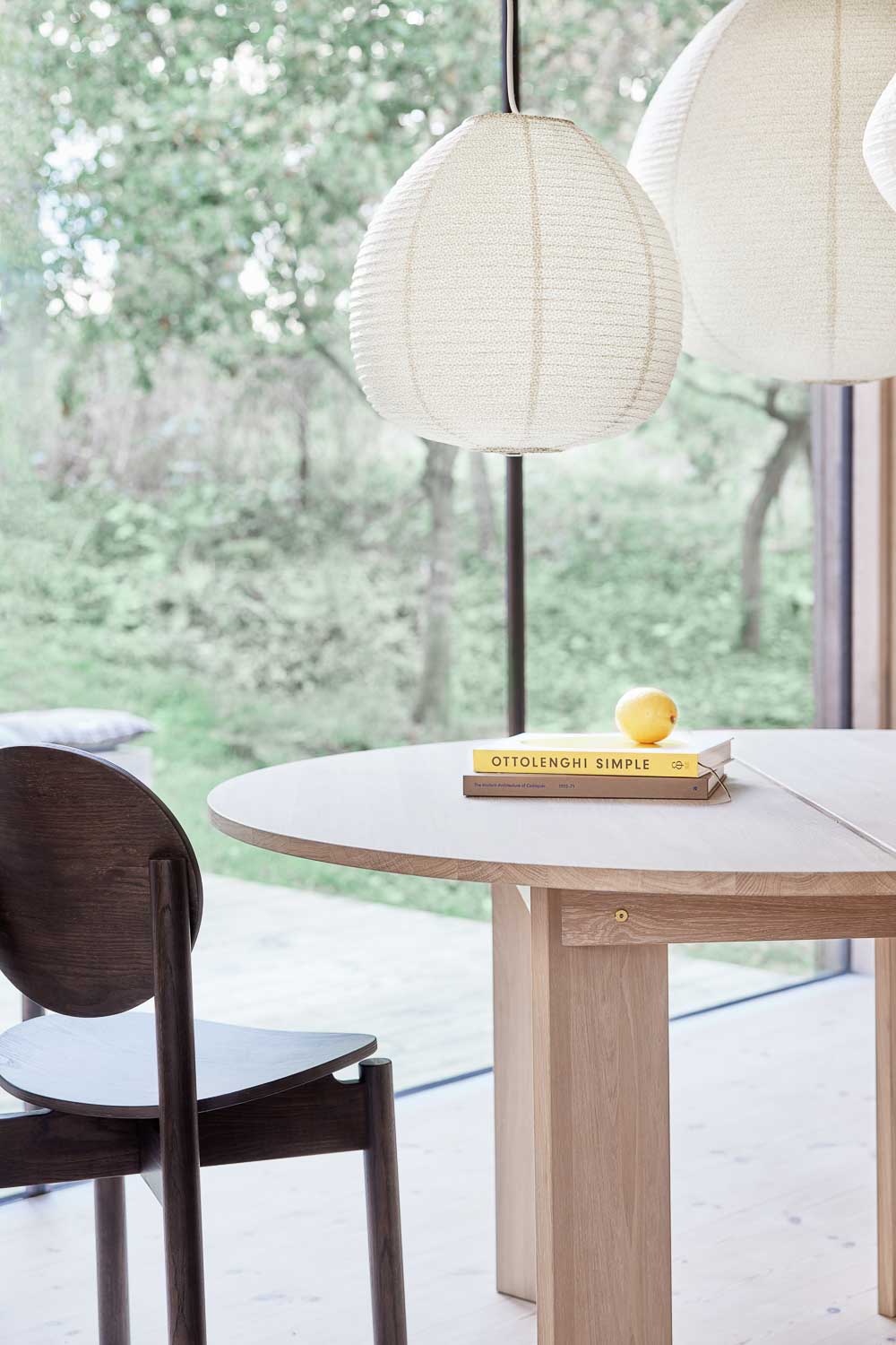 Kojo Paper Shade | Clay/Offwhite Spot