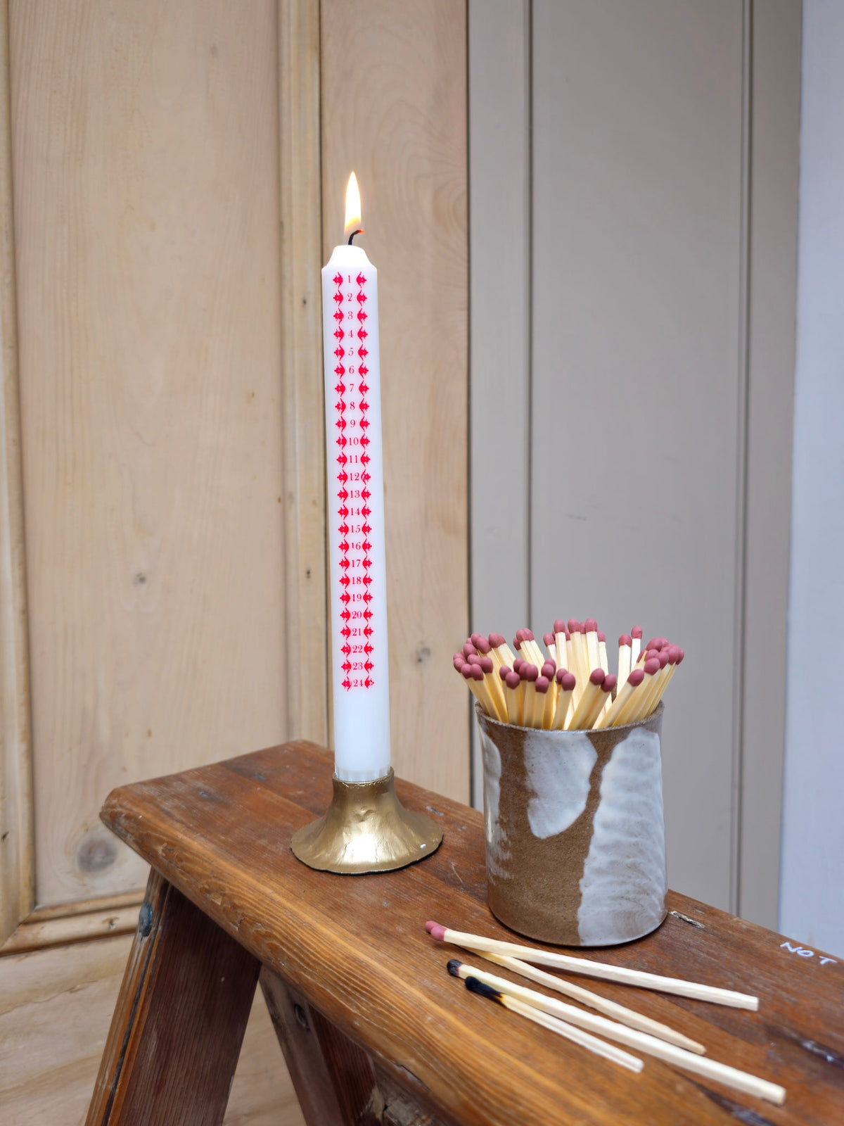 Advent Calendar Kronljus Candle