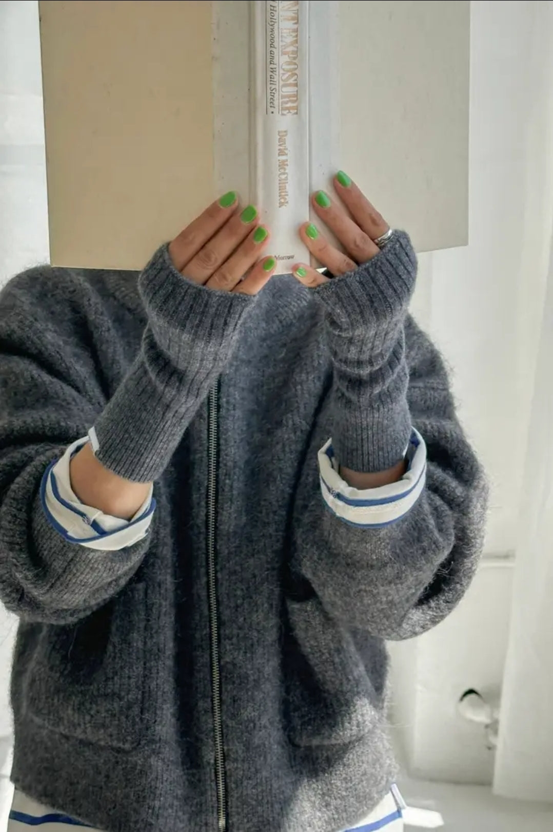 Cashmere Wrist Warmers | Charcoal