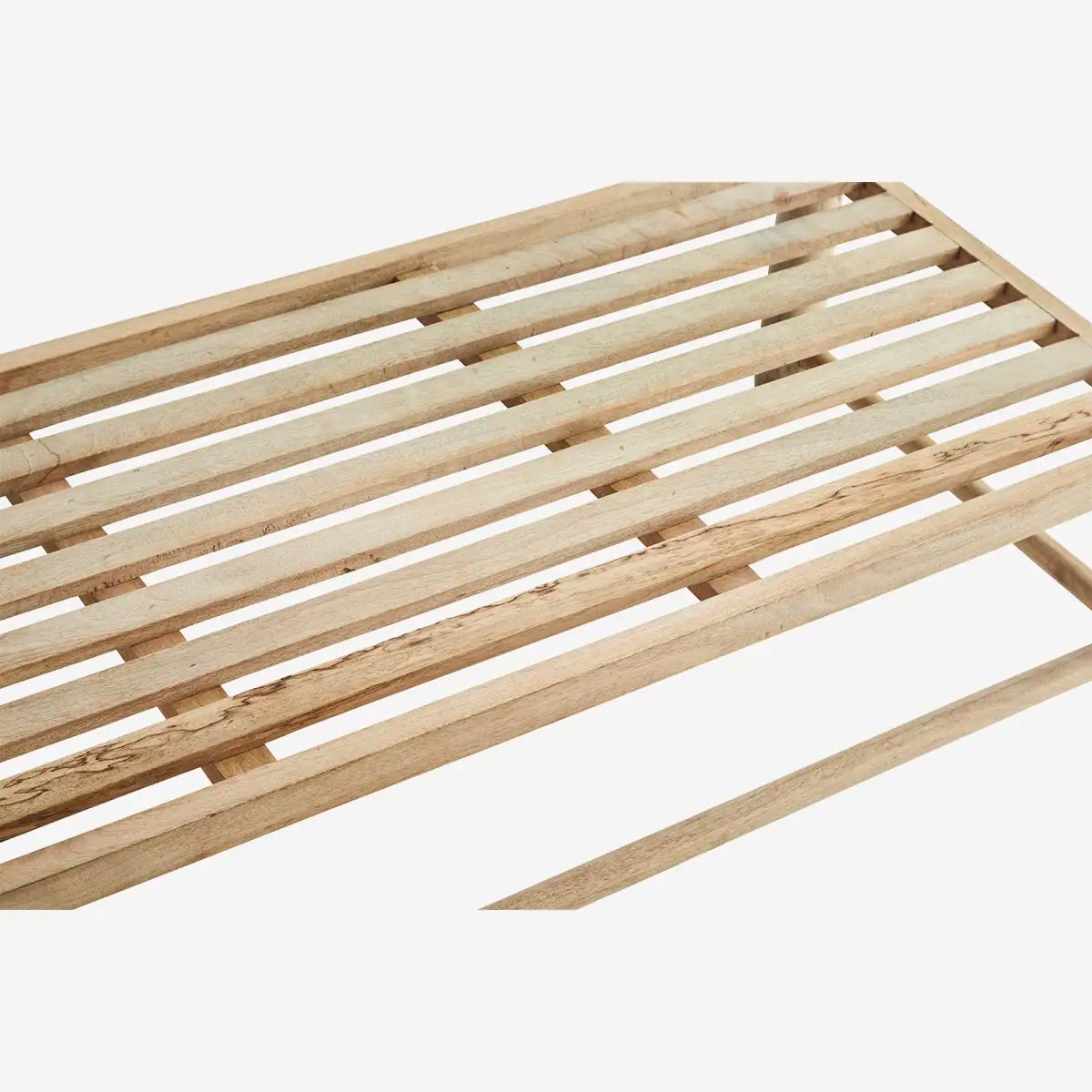 Slatted Wooden Bench