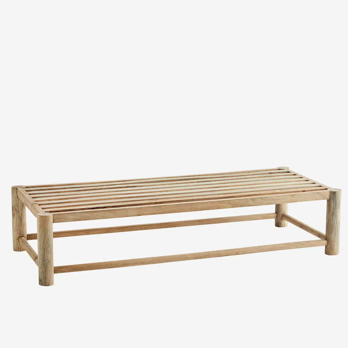 Slatted Wooden Bench