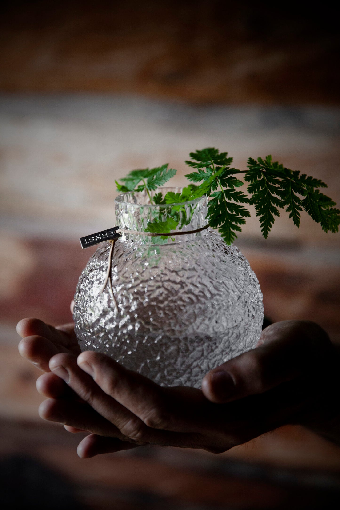 Mönstrad Glass Vase