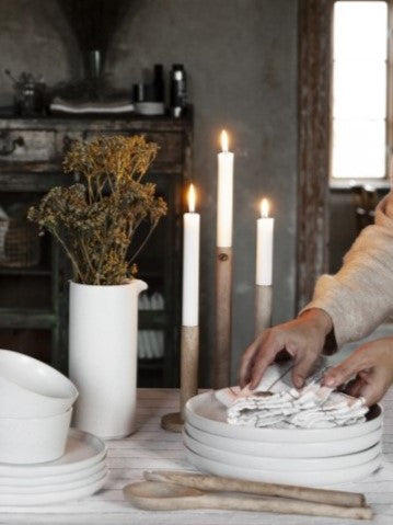 Trä Ljusstake | Wooden Candlestick