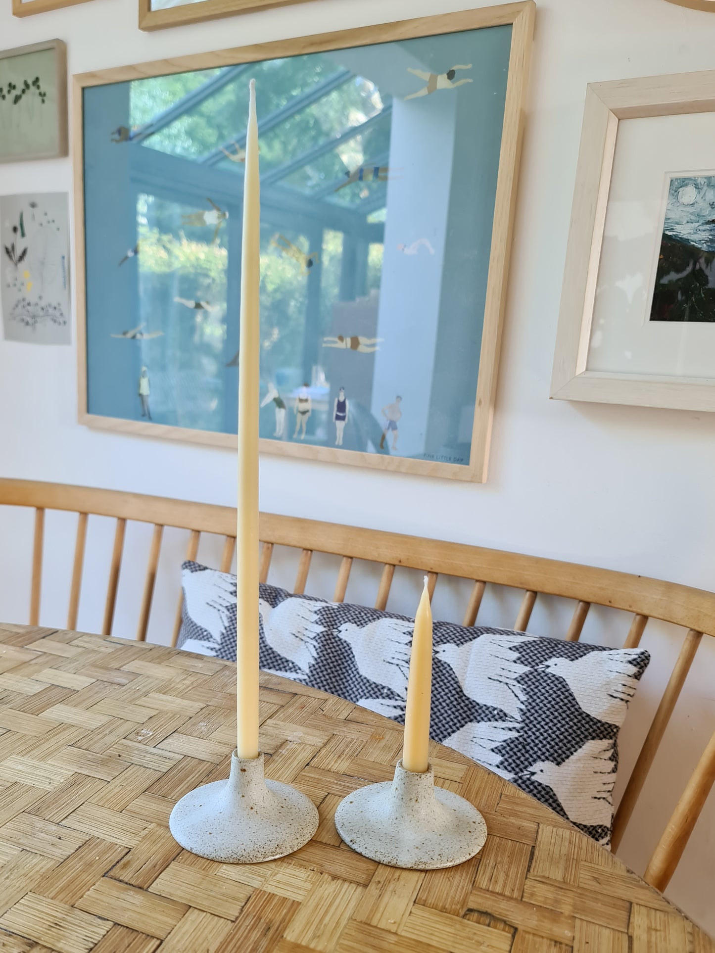 Viki Weiland Danish Stoneware Small Candle Holder