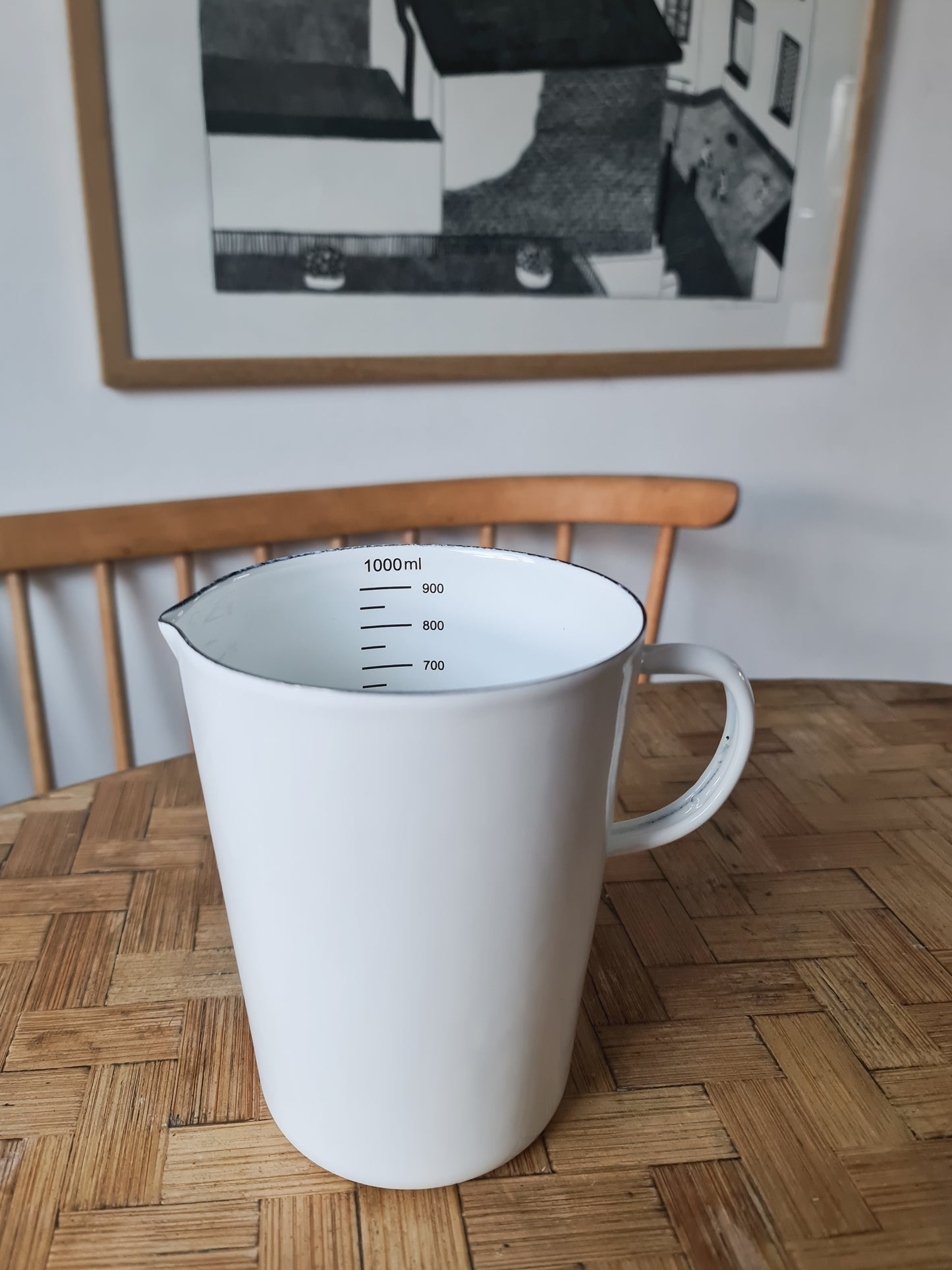 Enamel Measuring Jug