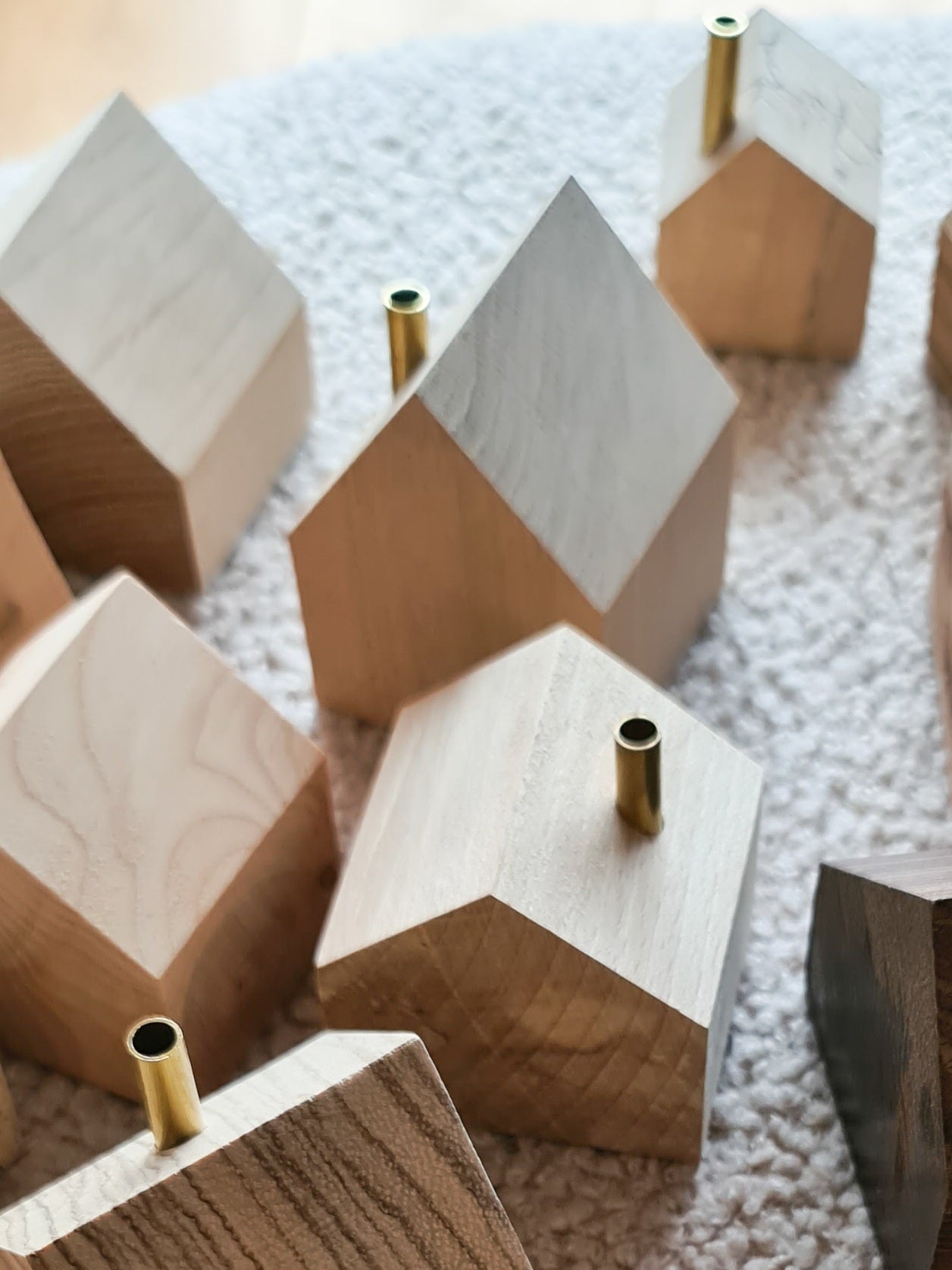 Hus of Wood Handmade Candle Holder