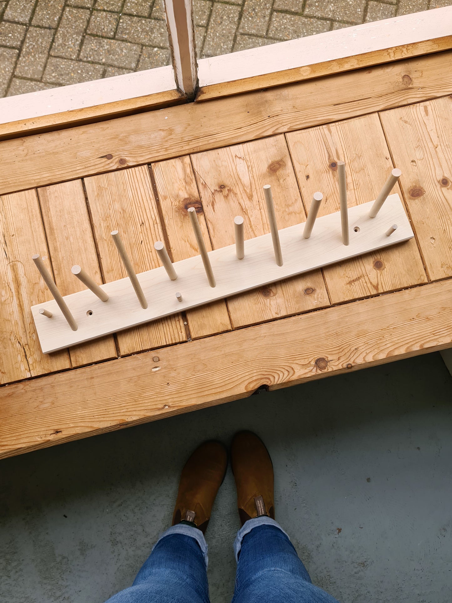 Birch Multihanger Peg Rack