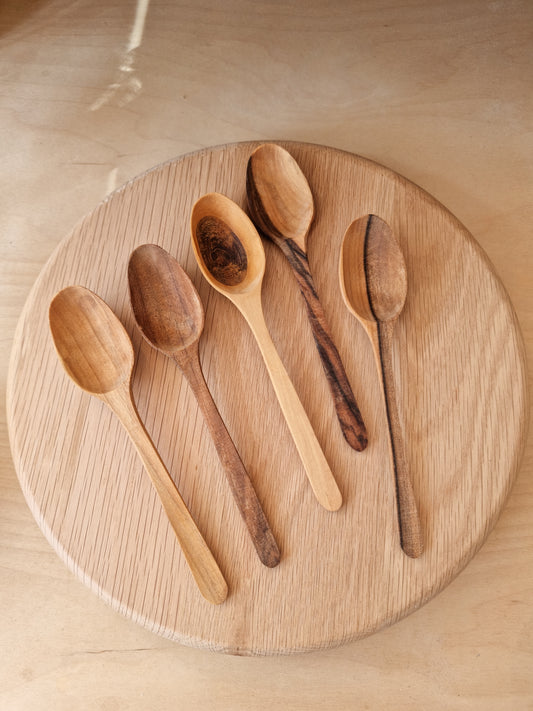 Rustic Carved Olive Wood Spoon