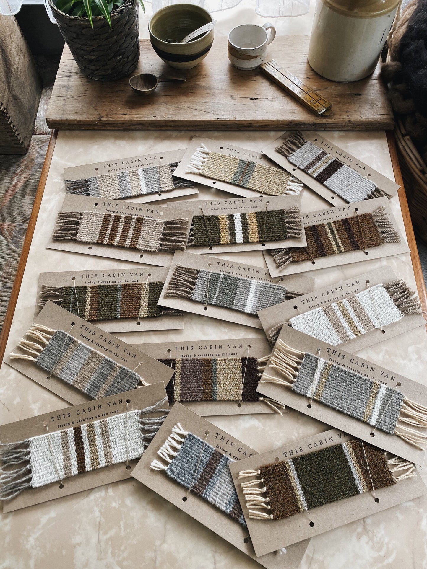 Hand Woven Wool Bookmark