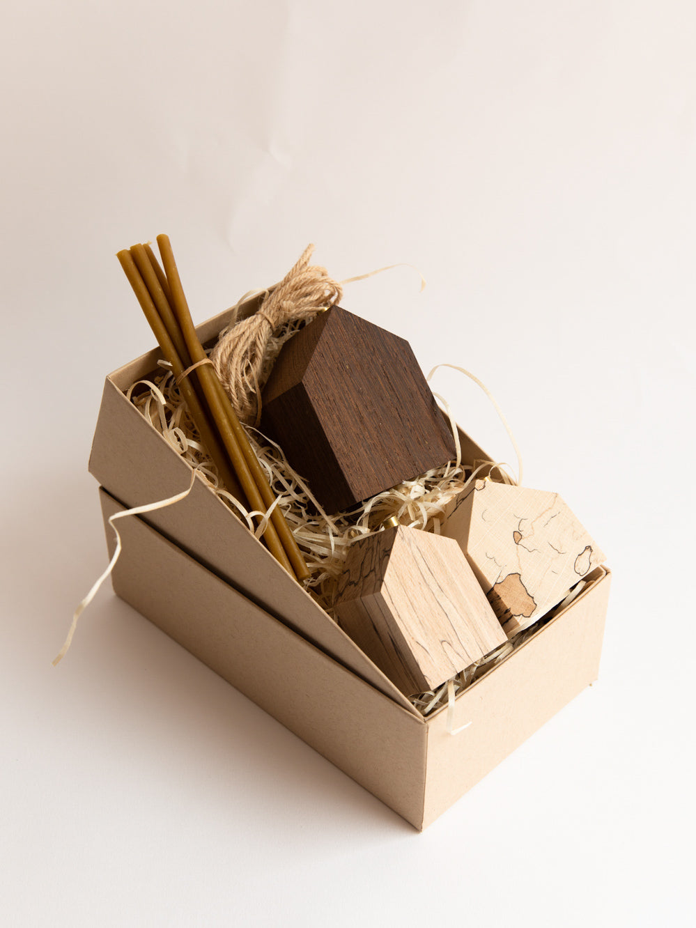 Hus of Wood Handmade Candle Holder