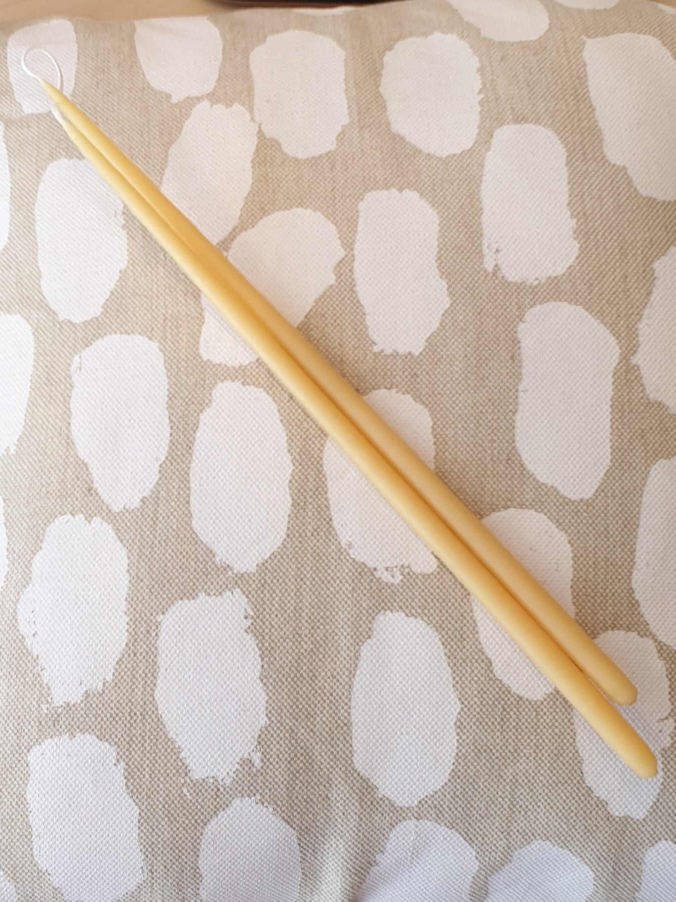 Long Thin Taper English Beeswax Candles