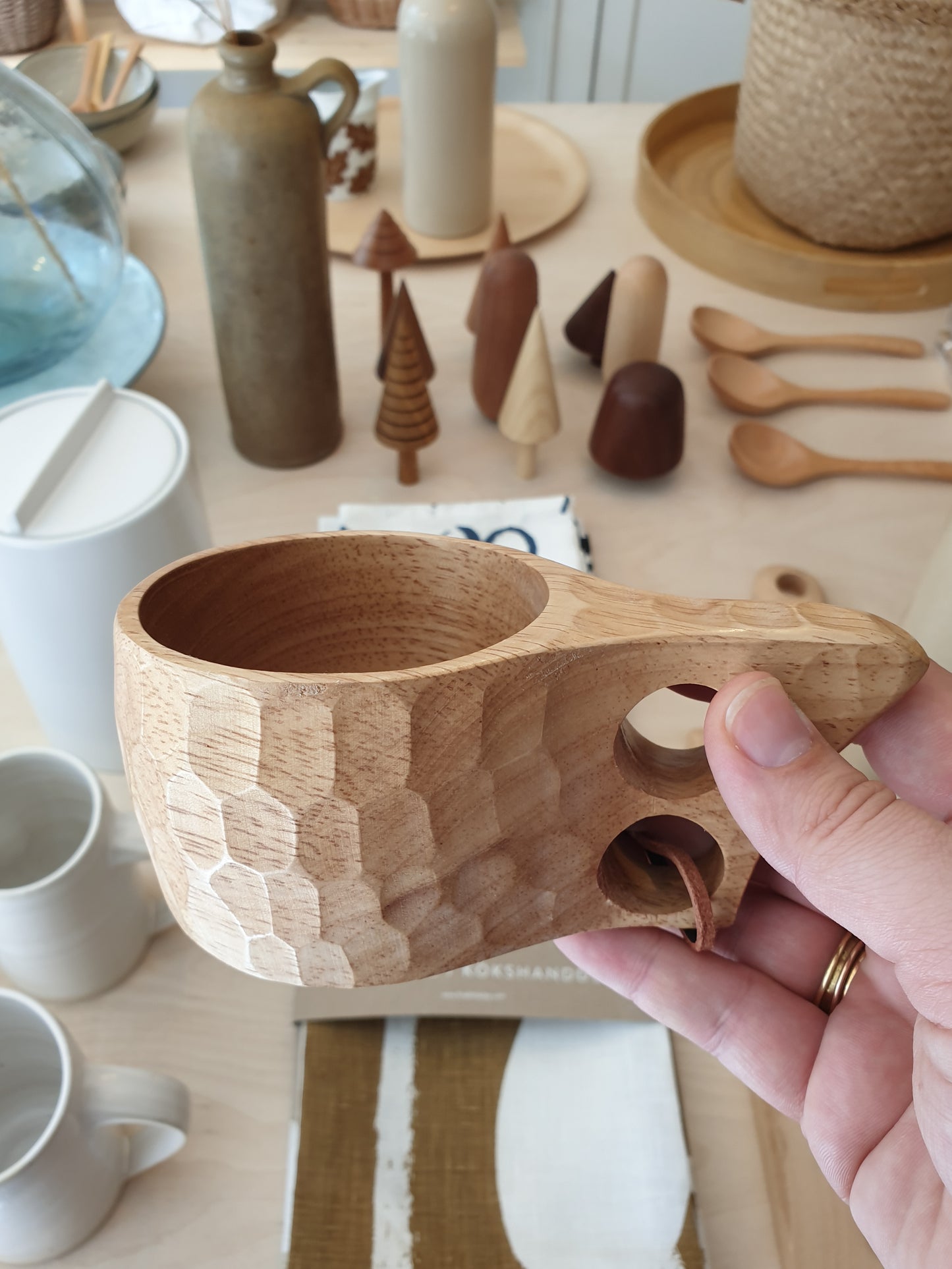 Finnish Style Kuksa Cup | Textured