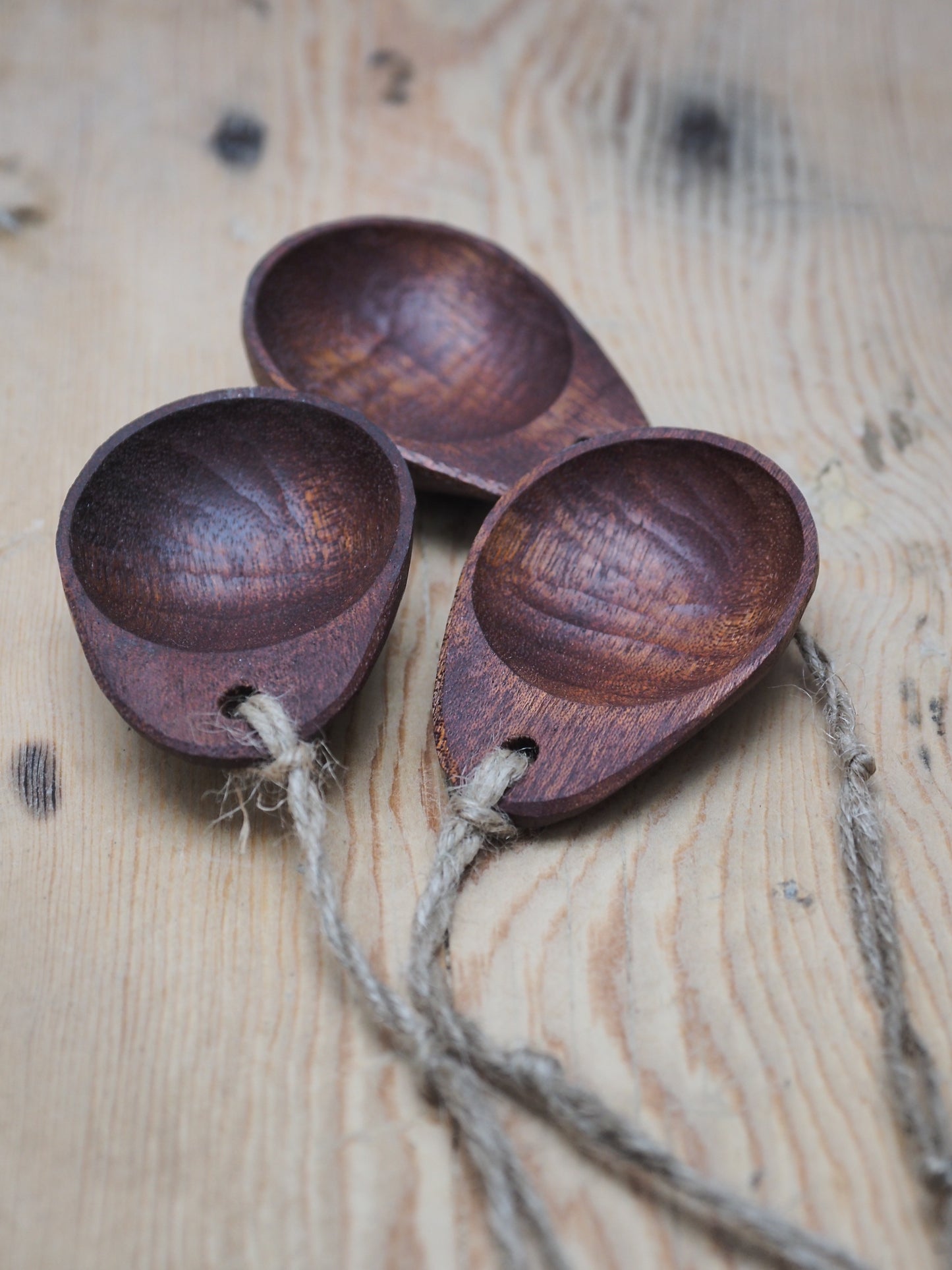 Hand Carved Coffee Scoop | This Cabin Van