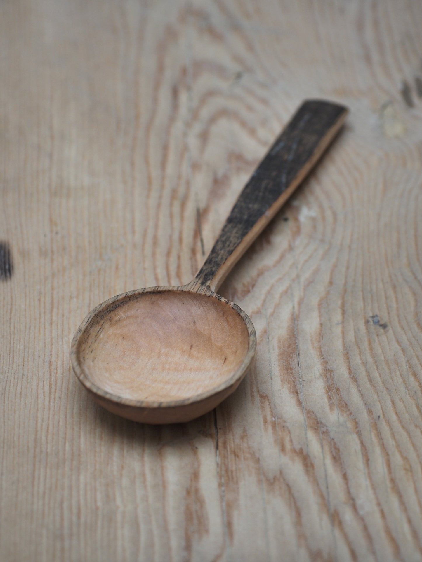 Hand Carved Coffee Scoop | This Cabin Van
