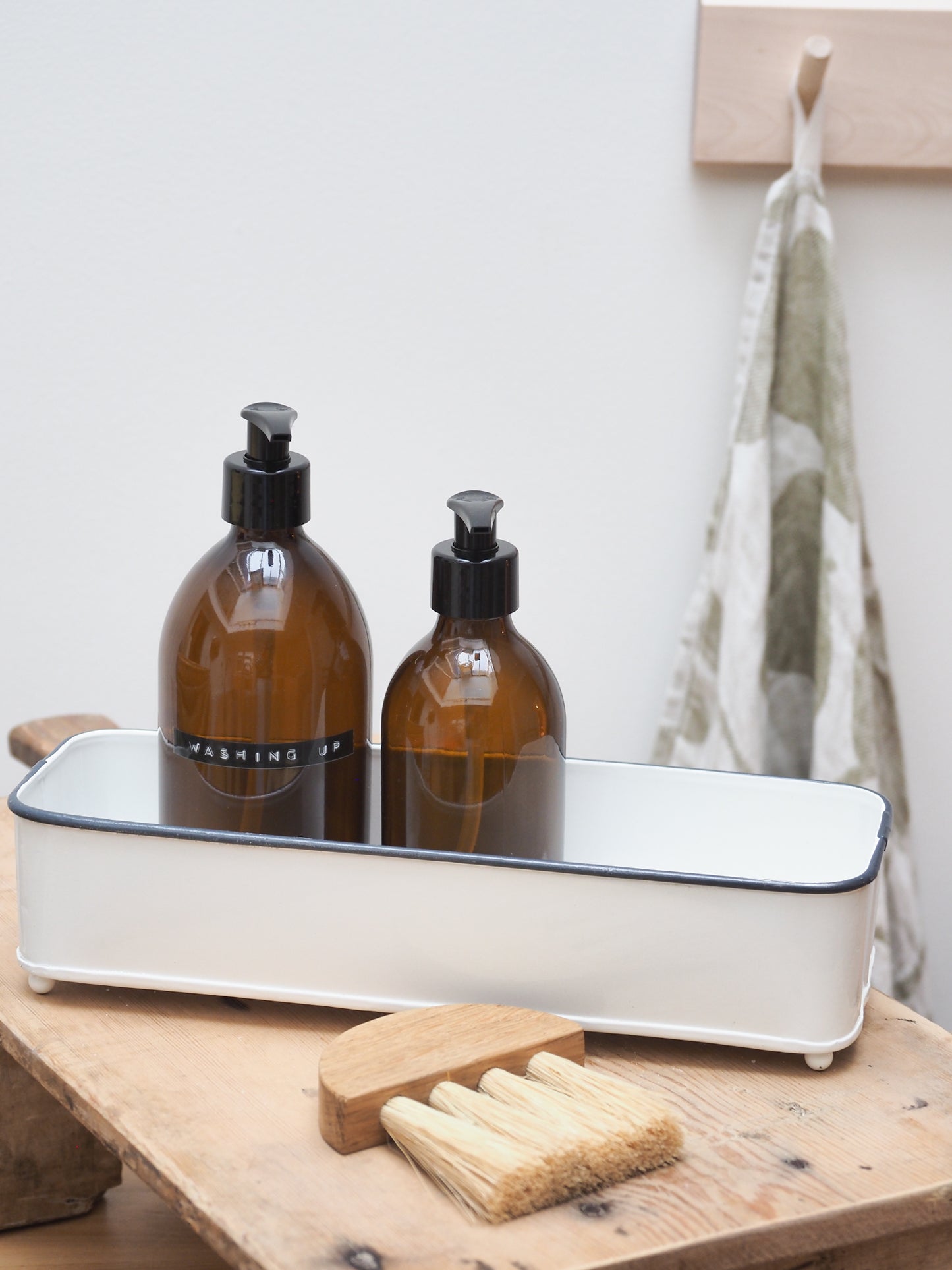 Amber Glass Reusable Bottle | 300ml Pump Top