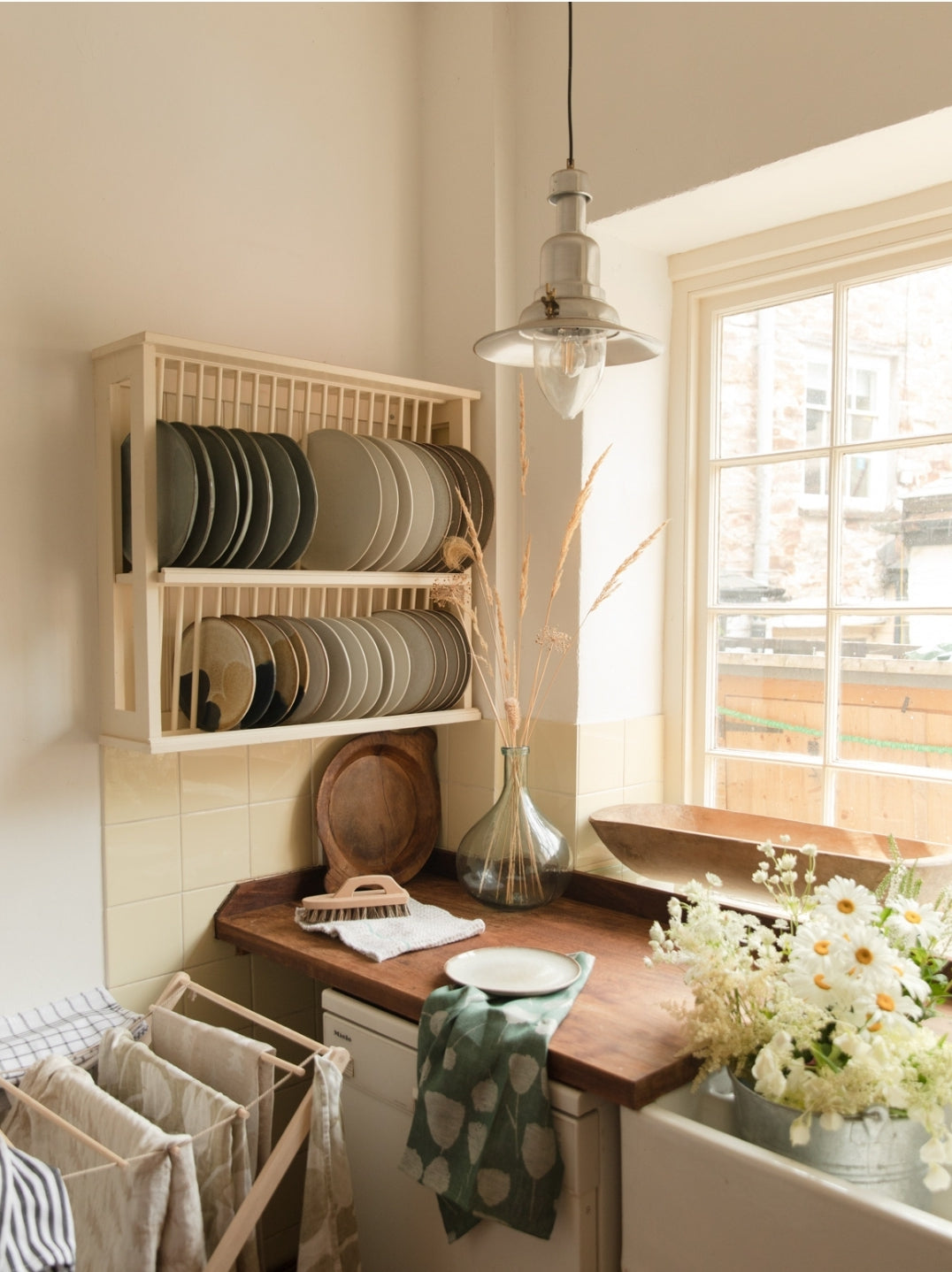Foldable Birch Wash Dryer Airer