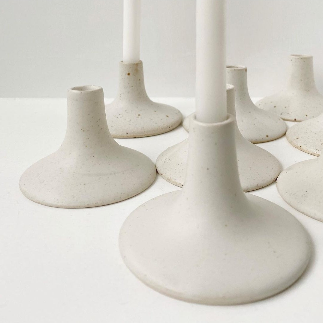 Viki Weiland Danish Stoneware Small Candle Holder