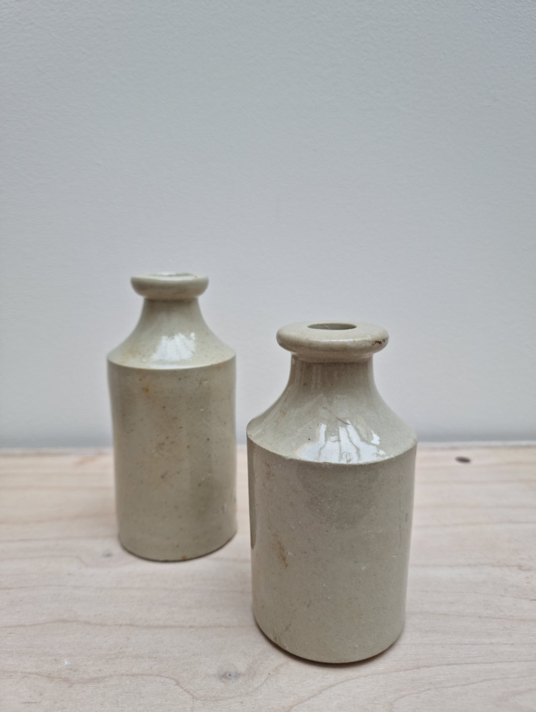 Vintage Stoneware Bottle | Oat