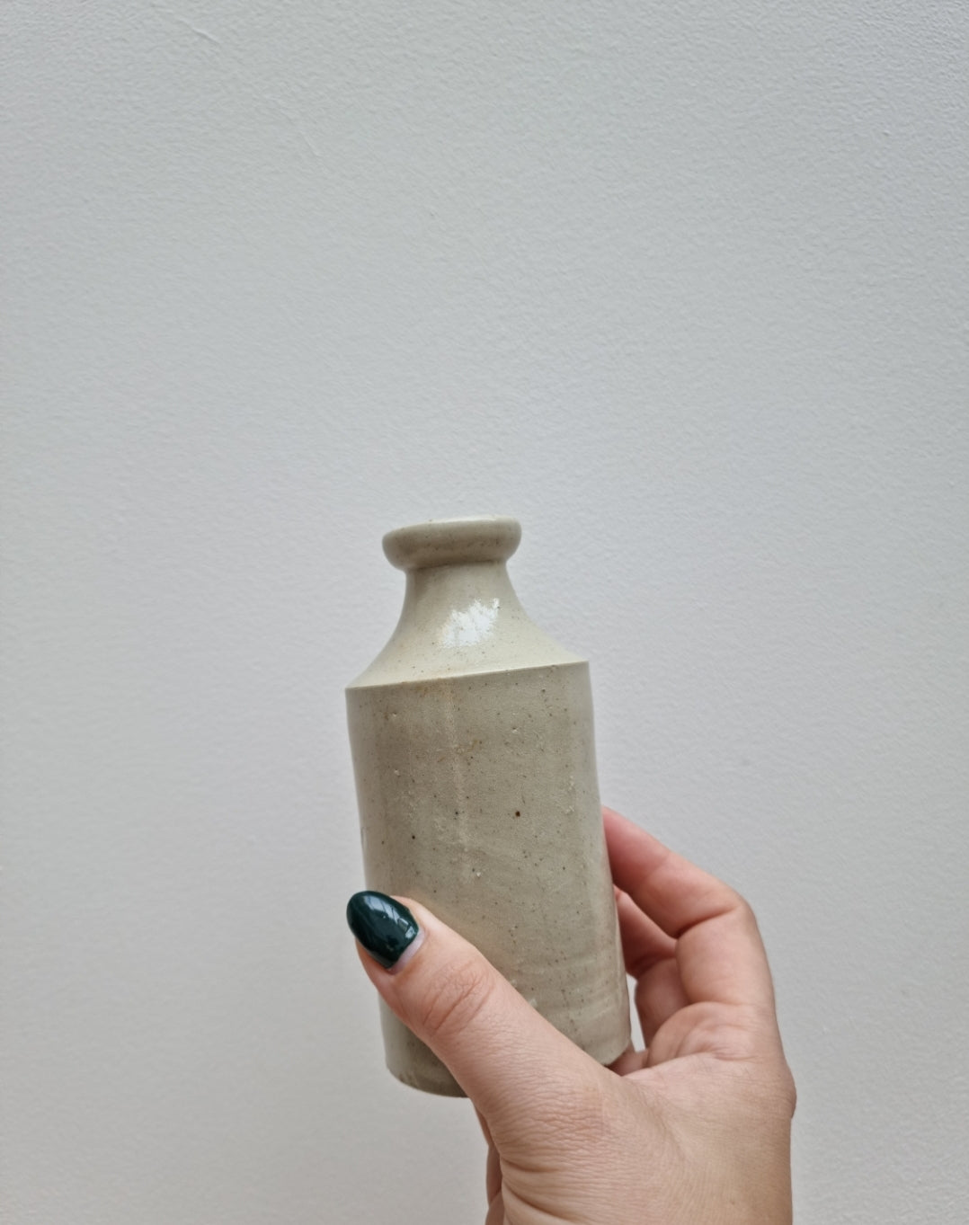 Vintage Stoneware Bottle | Oat