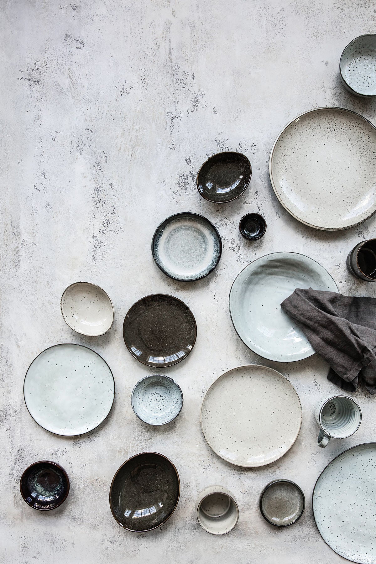 Rustic Cake Plate | Grey/Blue