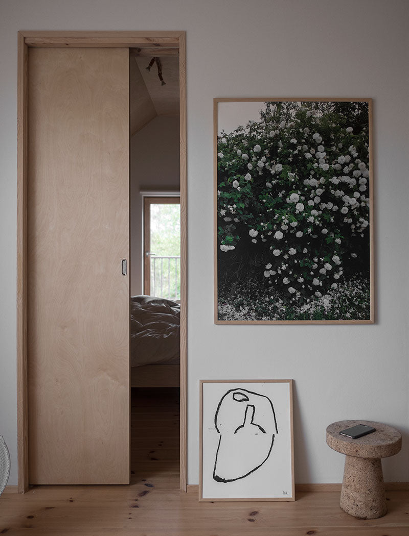 White Roses Print