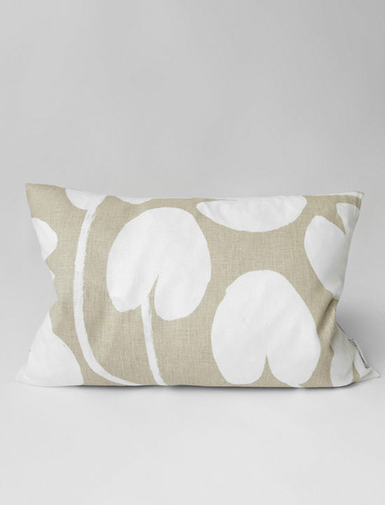 Water Lilies Cushion | Large Sand