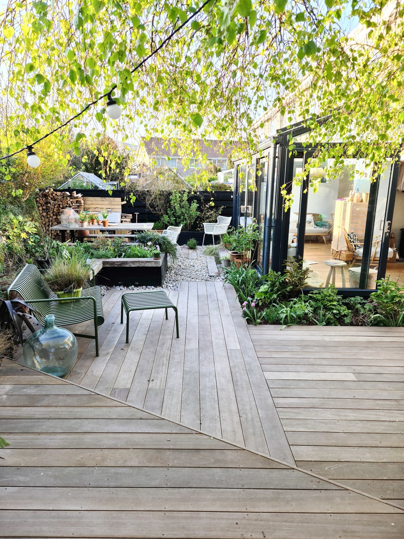 Garden Makeover Phase 2 - Creating a Hardwood Deck