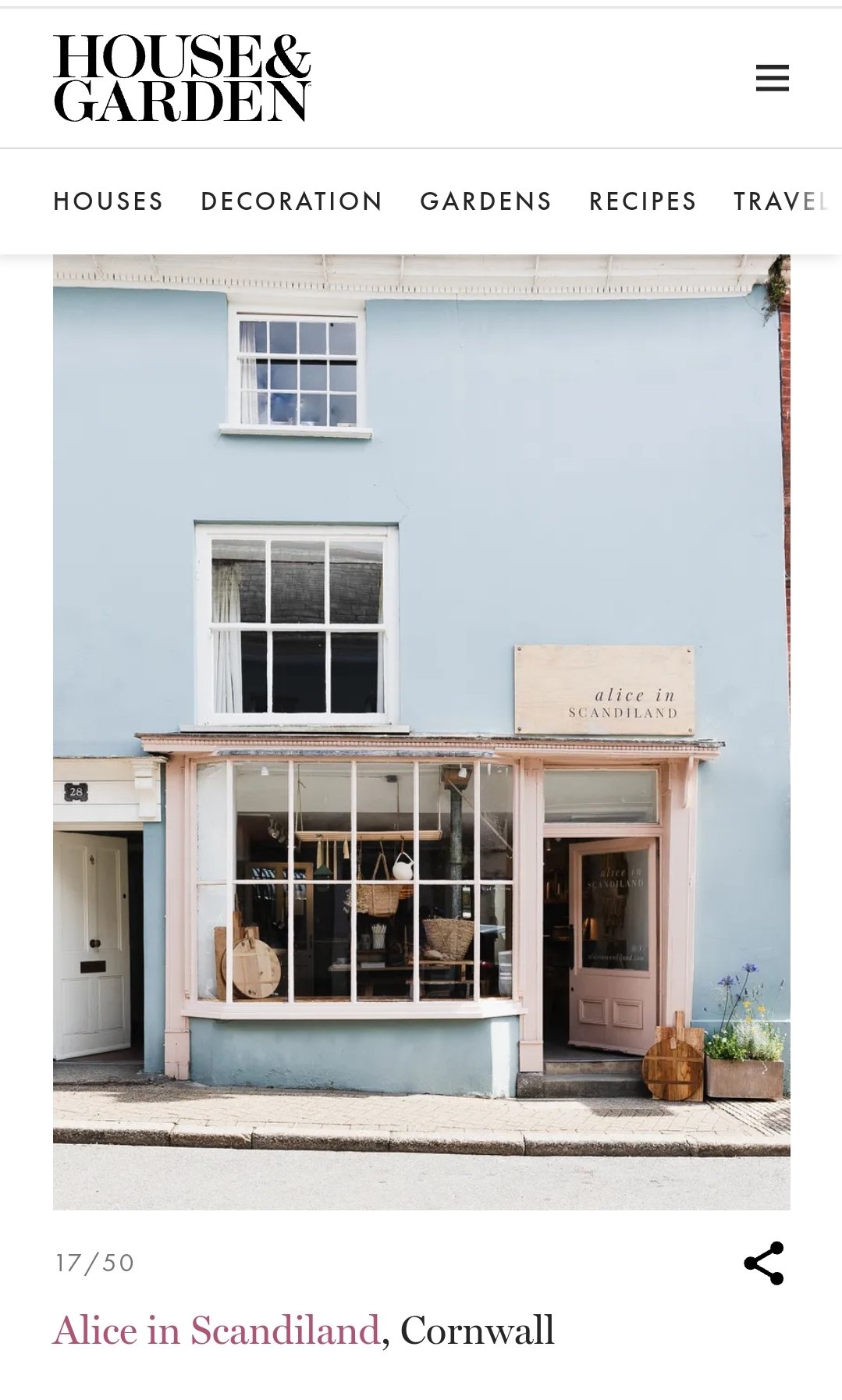 House and Garden’s 50 Best UK Independent Design Shops