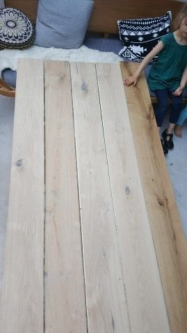 The long awaited floor...