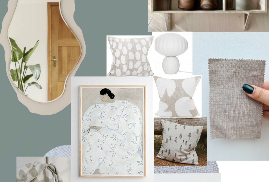 Moodboarding my Scandinavian Inspired Living Room Refresh.