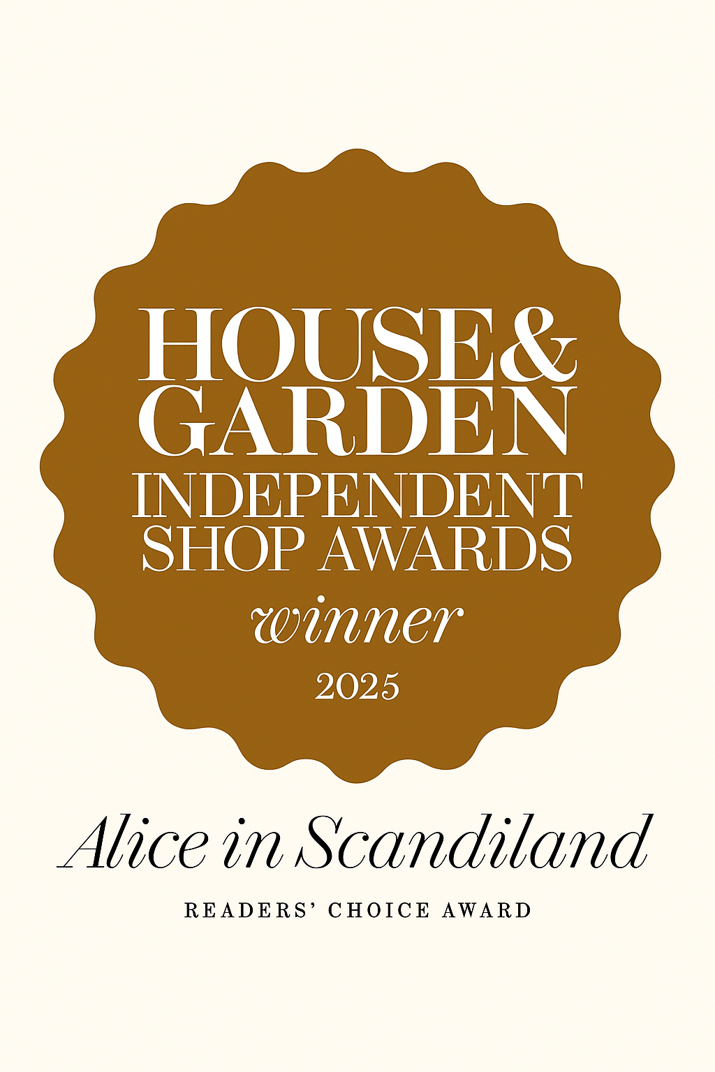 House & Garden Readers’ Choice Award 2025