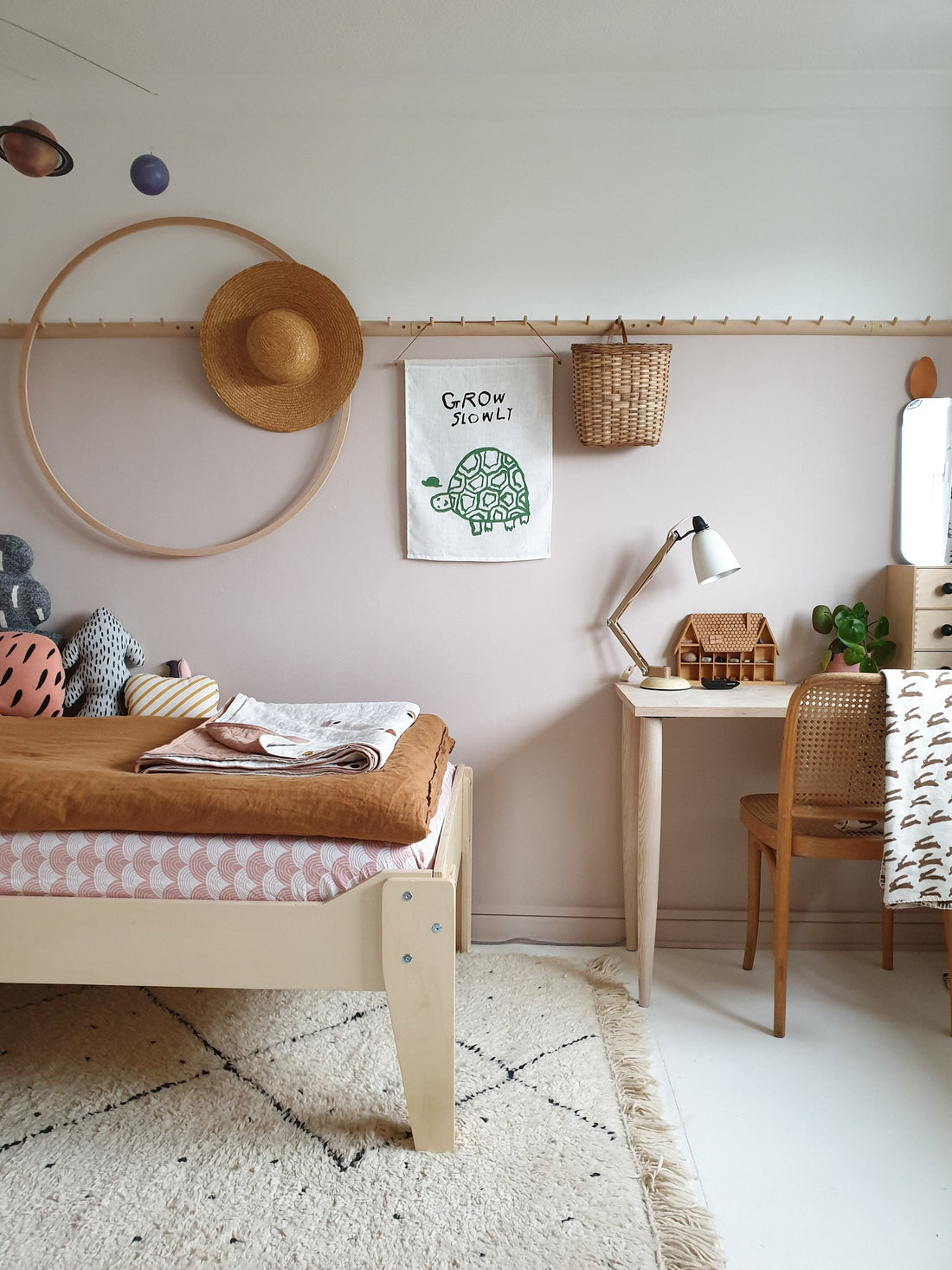 How To Create A Scandinavian Inspired Girl's Bedroom.