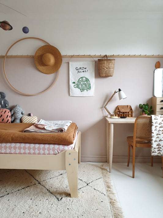 How To Create A Scandinavian Inspired Girl's Bedroom.