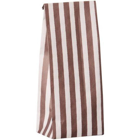 Paper Gift Bag | Brown Stripe