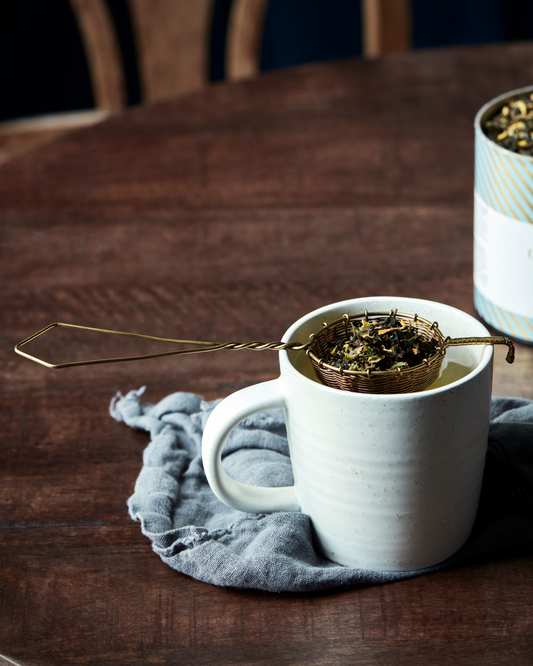 Woven Brass Tea Strainer