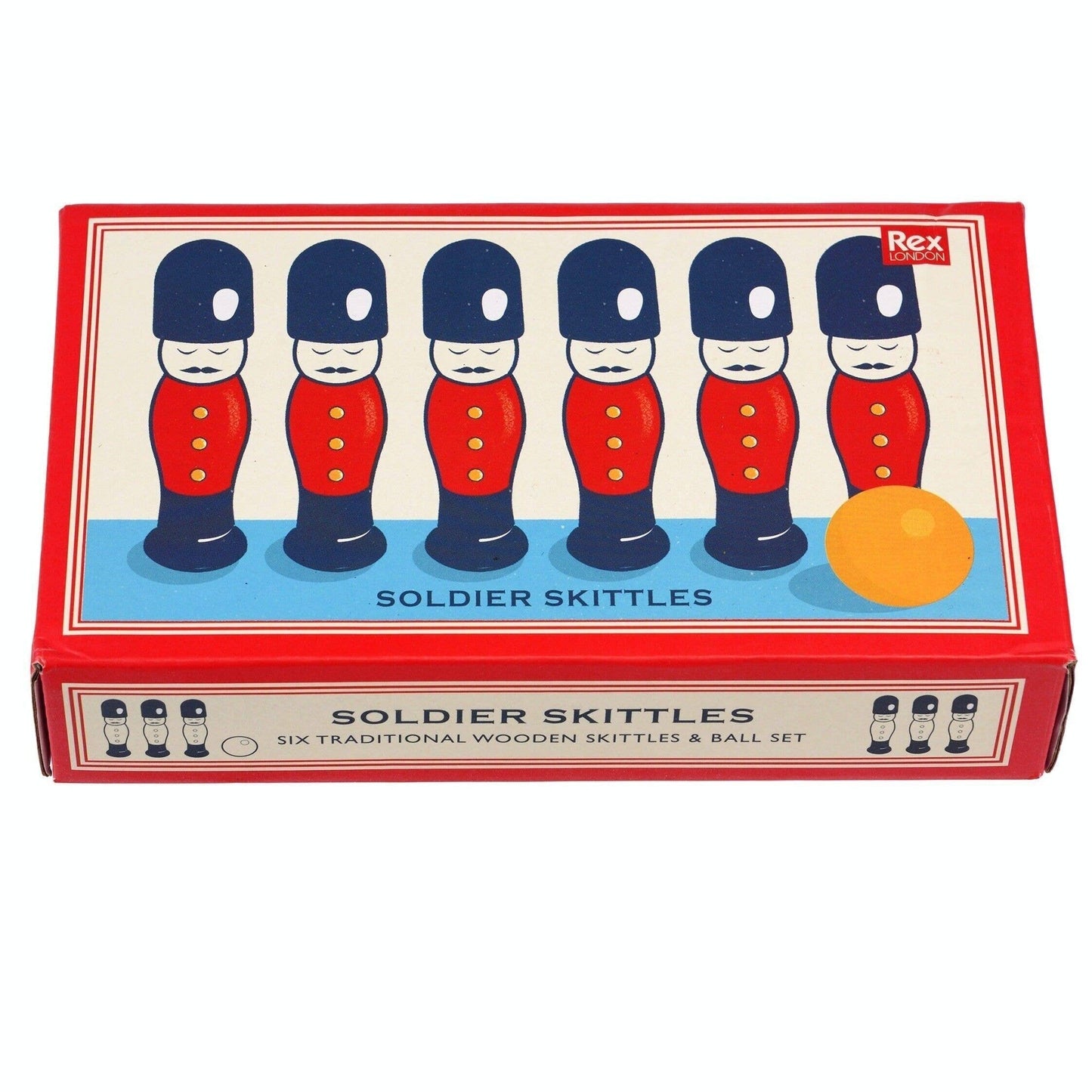 Soldier Skittles Wooden Toy