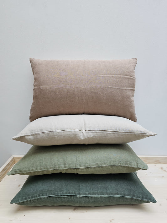 Linen Cushion | Cognac