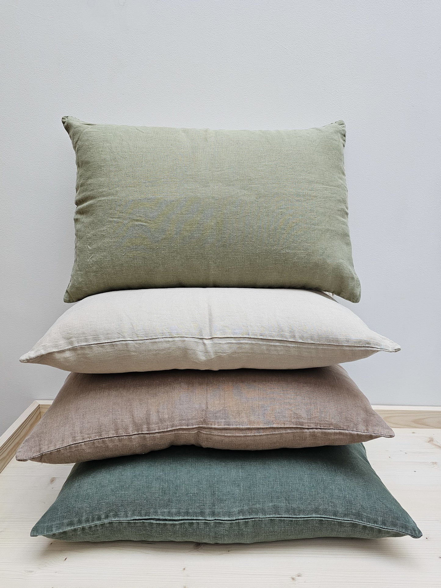 Linen Cushion | Olive