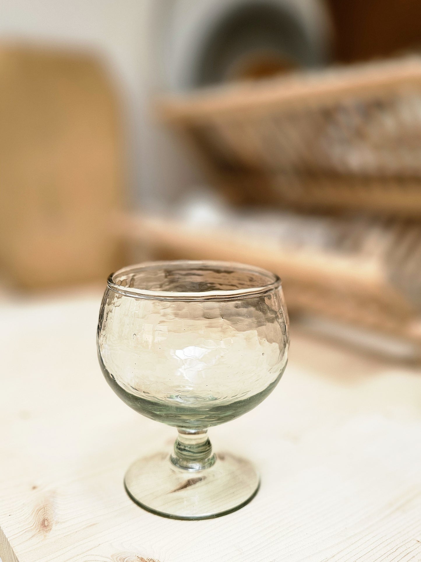 Hammered Cognac Glass