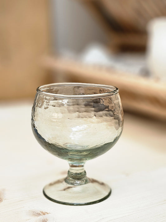 Hammered Cognac Glass