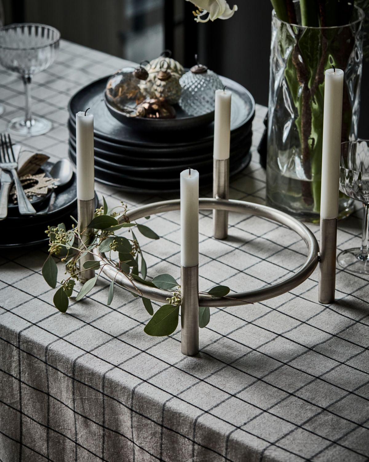 Antique Silver Candle Ring