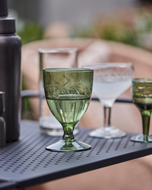 Crys Wine Glass | Vintage Green