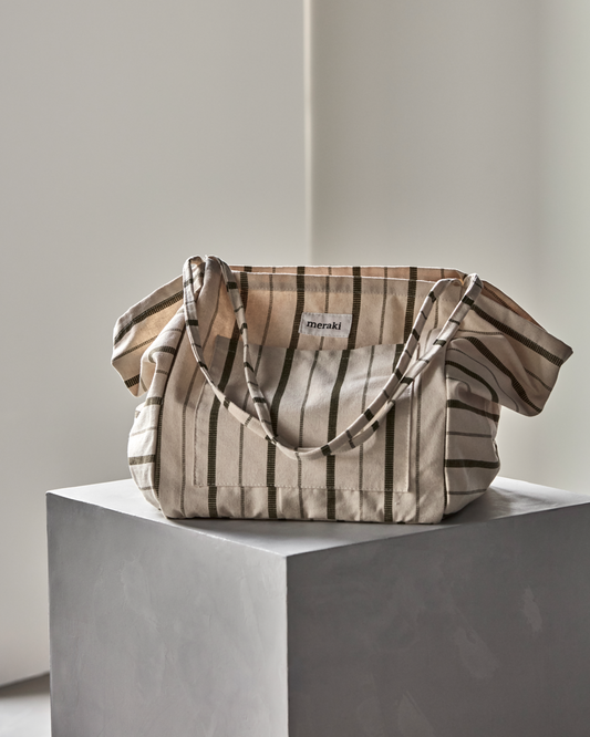 MKTote | Army Green Stripe