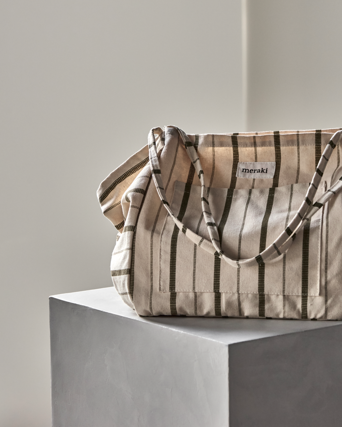 MKTote | Army Green Stripe