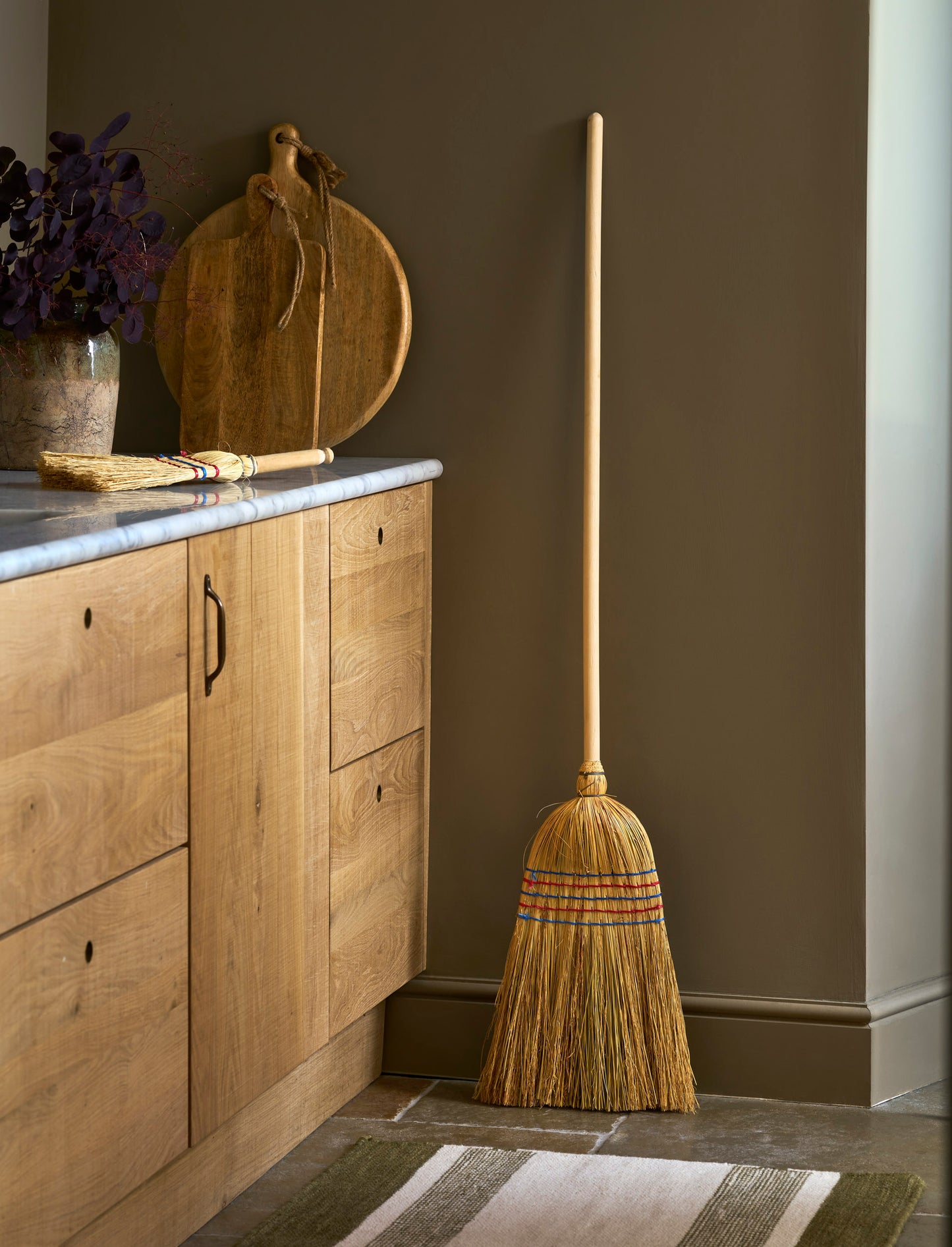 Traditional Straw Broom | Large