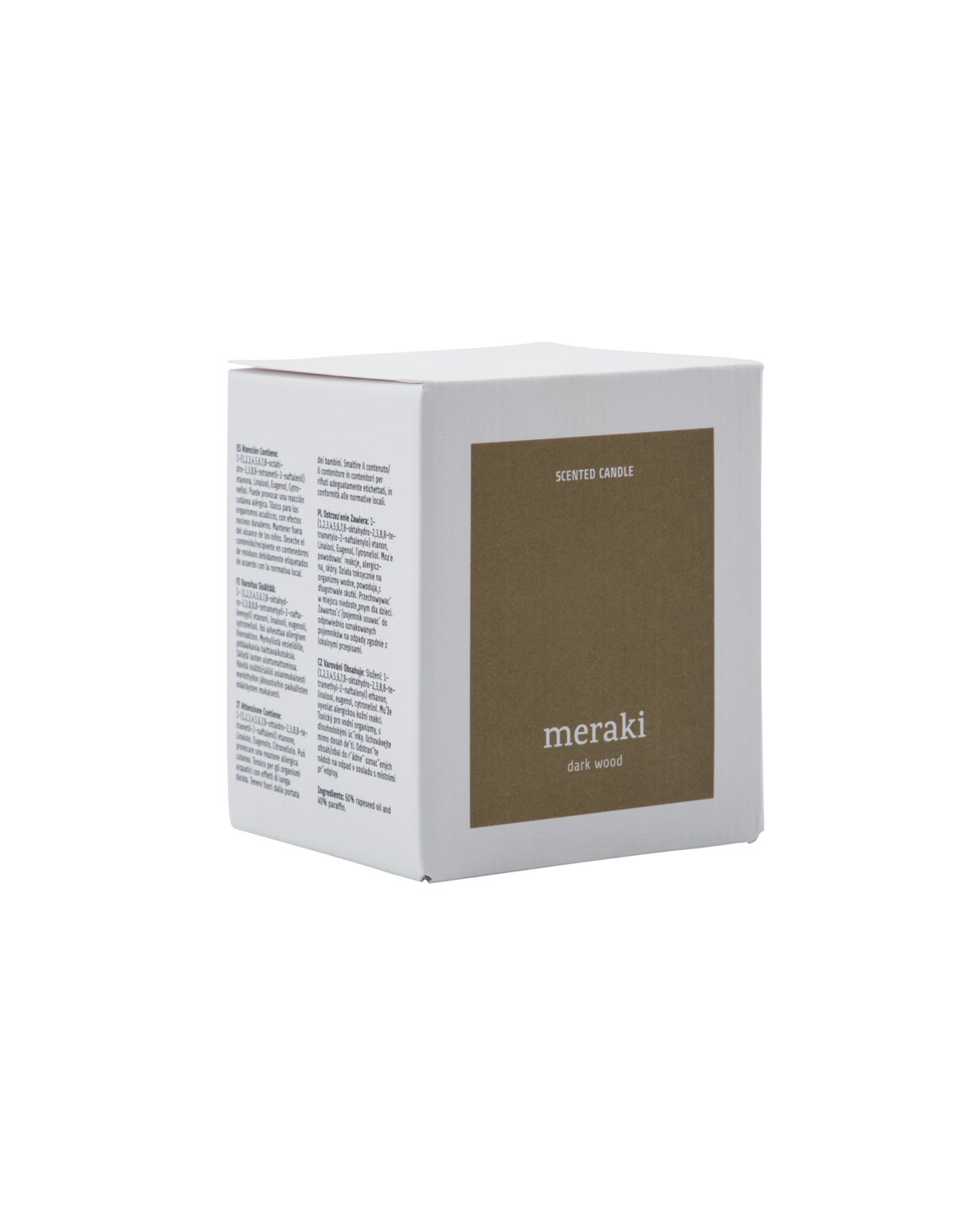 Meraki Candle | Dark Wood