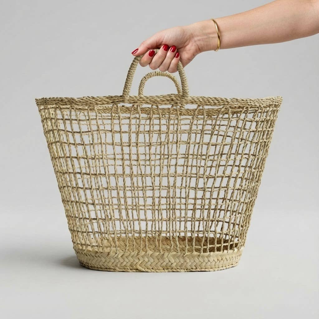 Open Weave Market Basket