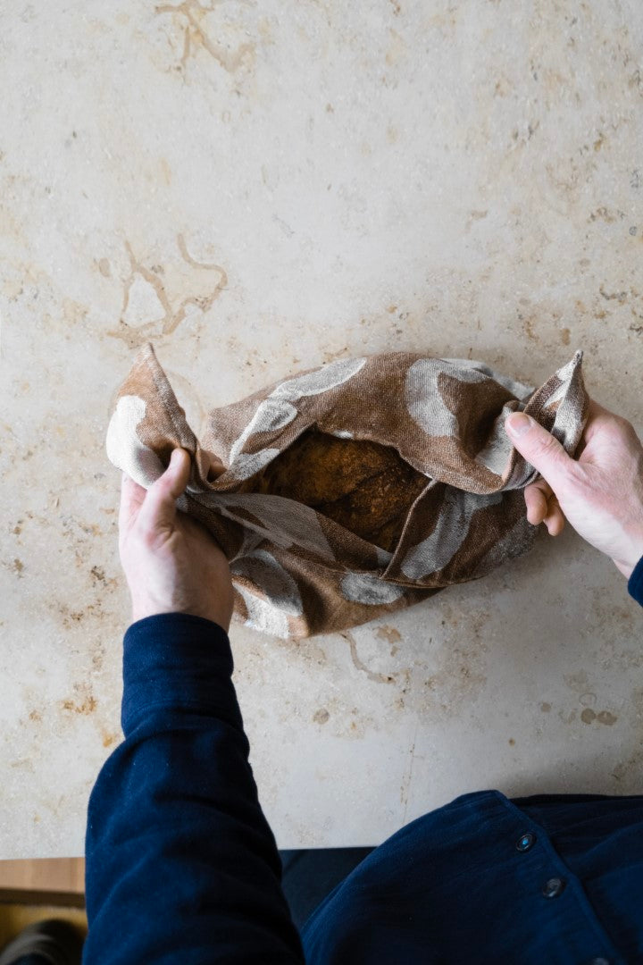 Udon Linen Bento Tie Bag