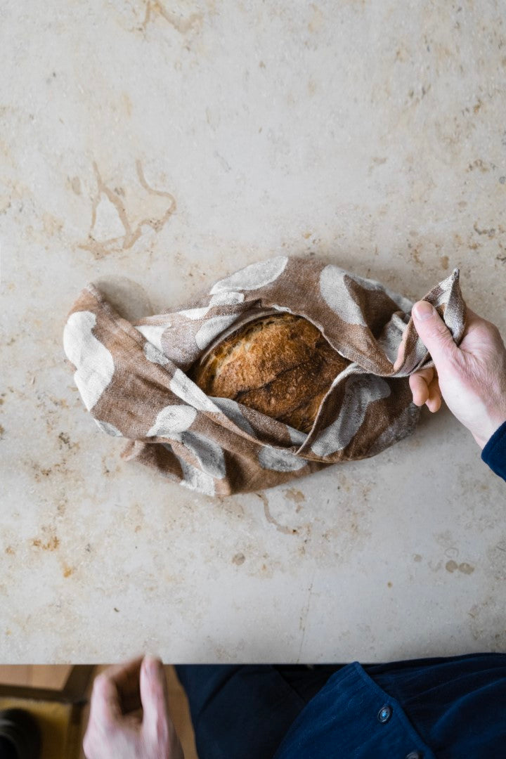Udon Linen Bento Tie Bag