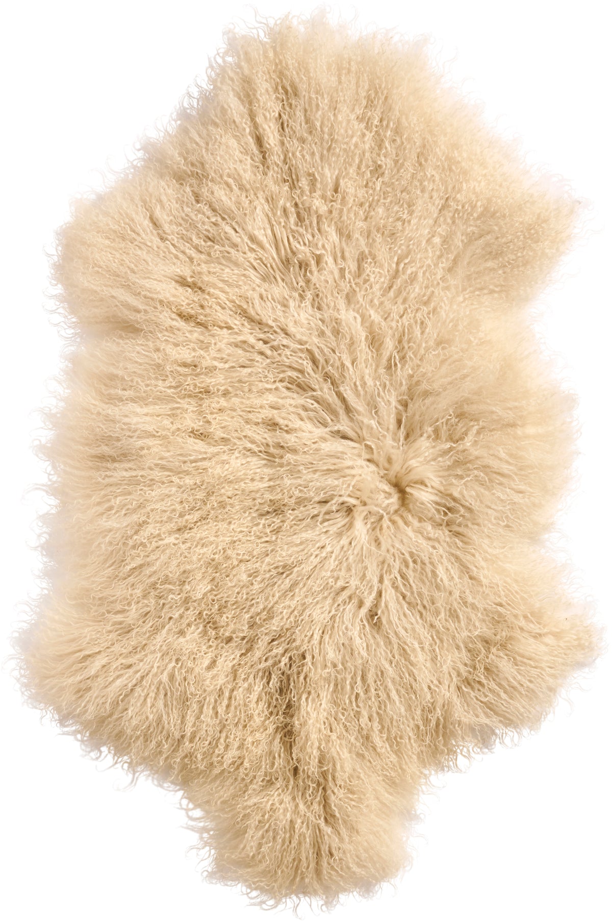Tibetan Sheepskin Rug | Butter Cream